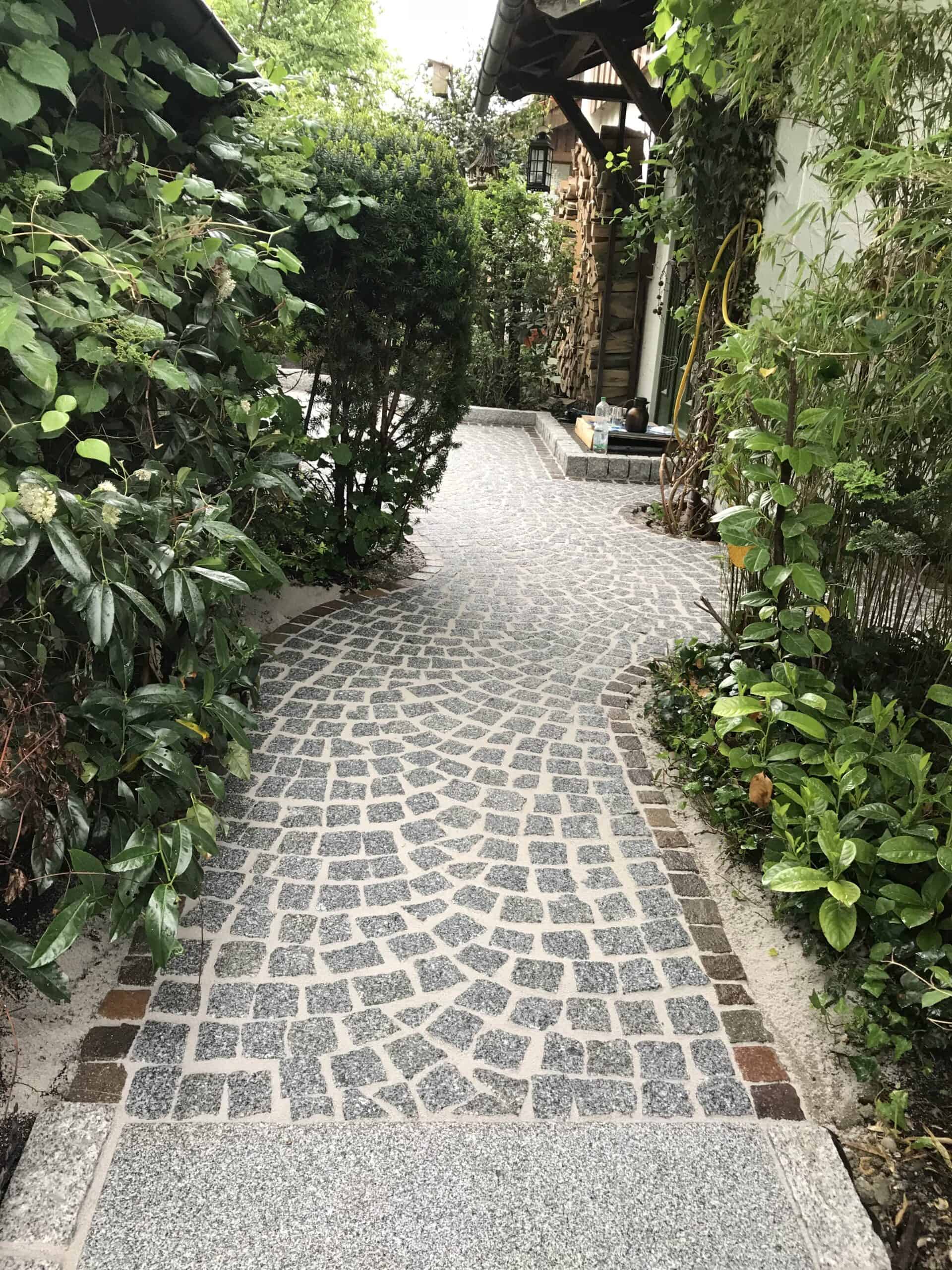 Granitwürfel – Pflasterarbeiten